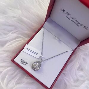 Sterling Silver Teardrop Necklace